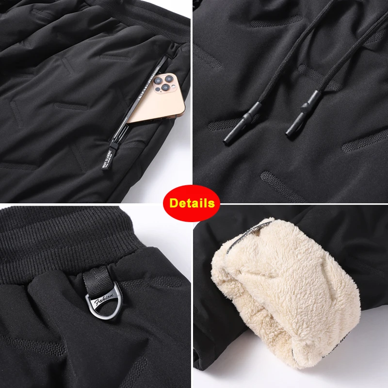 Warm Winter Thicken Sweatpants Men - Image 4